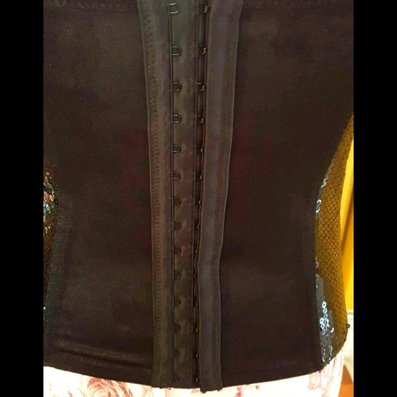 Batgirl Sequins Bustier S/M - Picture 4 of 4